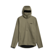 Sitka Solace Hoodie Men's Hunting Mid-Layer, Wind-Resistant, DWR Finish, Dark Green Sage