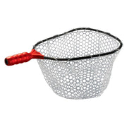 Ego S2 Medium 17in Rubber Net Head, Non-Tangle Lightweight Mesh, Black/Red, 72061A