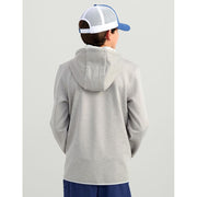 Huk Coldfront Graphic Hoodie for Kids - Harbor Mist Heather - S