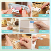 Nelko P21 Bluetooth Label Printer with 14x40mm 100pcs roll, White
