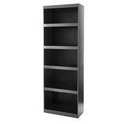 Mainstays MS61002021002TO Framed 5-Shelf Bookcase, True Black Oak