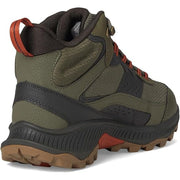 Merrell J037835 Speed Strike Mid Waterproof Hiking Boots for Men, Olive, 9M