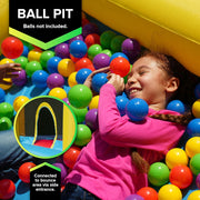 Sportspower INF-2663 12.5' x 13.5' x 6.8' My First Jump N Play with Ball Pit & Air Blower