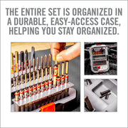 Real Avid Accu-Punch 37 Pc. Gunsmithing Punch Set with Hardened Steel, Brass, Roll Pin, Flat Tip, and Pin Alignment Tool, AVMAPS