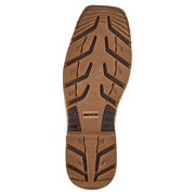 Irish Setter 83912 Marshall Waterproof Western Square Steel Toe Work Boots for Men - Brown - 12M