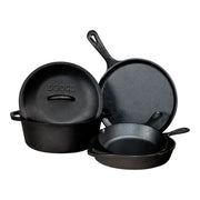 Lodge Logic 5-Piece Cast Iron Cookware Set