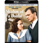 Universal Pictures Home Entertainment Shadow of a Doubt 4K Ultra HD Movie, Blu-ray, Mystery Thriller, 2-Disc Set, 42546061