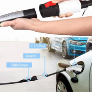 Adsafe Tesla to J1772 Adapter, 60 Amp, 250V Fast Charger, White