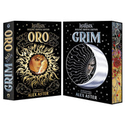 Harry N. Abrams Grim and Oro Dueling Crowns Edition Deluxe Hardcover Companion Book with Dual-Sided Novel-Length Stories and Full-Color Illustrations