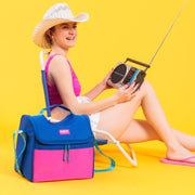 Igloo Laguna Gripper Soft Sided Cooler, 18-Can Capacity, MaxCold Insulation, Fuchsia Pink