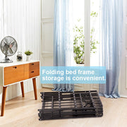 FDW Metal Folding Base Mattress Foundation Frame 14