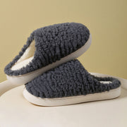 Xfvqtps Fuzzy Slippers for Men, Memory Foam Cushioning, Grey, Size 10-10.5 - Non-Slip Thick Sole