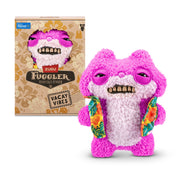 ZURU Fuggler Vacay Vibes Sketchy Squirrel 9 Inch Collectible Plush Toy, Cartoonish Monster with Human-Like Teeth, Soft Polyester, Multicolor, 15714A