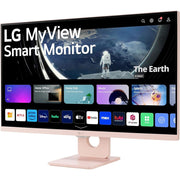 LG 27SR50F-P MyView Smart Monitor 27-Inch FHD (1920x1080) IPS Display, Pink