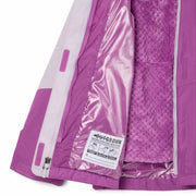Columbia Girls Bugaboo III Fleece Interchange 3-in-1 Jacket, Omni-Tech Waterproof, Omni-Heat Thermal Reflective, Razzle Lavender Pearl, Small, 208948