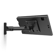 Compulocks Galaxy Tab A9+ Apex Enclosure Swing Wall Mount, Adjustable Tilt Pan Swing, Metal Frame, Quick Keyed Access, Black, 827B11GAPX9B