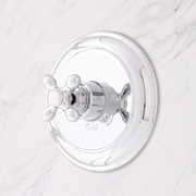 Signature Hardware HL-283E-NSSH-CH-U Glenley Pressure Balance Shower Valve with Cross Handles - Chrome