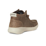 Ariat Hilo Mid Men's Casual Shoes, Brown Bomber, Moc Toe, Elasticized No-Tie Laces, Cushioned Insole, 4-Inch Shaft, 10063972