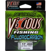 Vicious Fishing FLO17 Yard 17-Pound Test Fluorocarbon Fishing Line