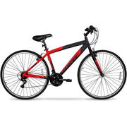 Hyper Bicycles 700c Hyper SpinFit Men's Hybrid Bike, Red (WMA-137003)