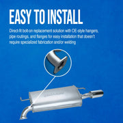 Tenneco Walker Quiet-Flow SS Exhaust Muffler, Direct-Fit, 2.5 Inlet/Outlet, Stainless Steel, for Chevrolet Colorado and GMC Canyon 2004-2019