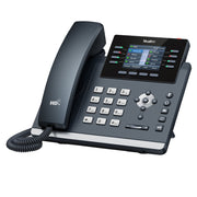 Yealink SIP-T44W VoIP Phone, 12 SIP Accounts, 2.8-Inch Color LCD, Bluetooth 4.2, Dual-Band Wi-Fi, Dual USB Ports, PoE Support