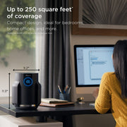Shark HP070 NeverChange Air Purifier Compact Pro with HEPA Filter