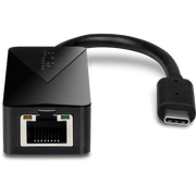 TRENDnet USB 3.1 Type-C to Gigabit Ethernet Adapter, Compact Design, Black, TUC-ETG