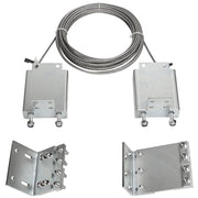 Monst Heavy Duty Telescopic Sliding Gate Opener Hardware Kit, Galvanized Metal, 32.8ft Cable