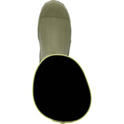 The Original Muck Boot Company Harvester Tall Men's Waterproof Rubber Work Boot, Olive and Lime, 18 in Height, MRBM300S