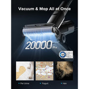 Roborock WMCA-F25ACE-M01 F25 ACE Smart Cordless Wet Dry Vacuum and Mop, Self-Cleaning System
