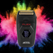 StyleCraft Flex Titanium Electric Foil Shaver with Super-Torque Motor, Digital LCD Display, Micro-Trimmer Blade, USB-C Rechargeable, Black, SC806B