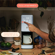Beautiful TSK-1585M Perfect Grind Programmable Single Serve Coffee Maker, Cornflower Blue by Drew Barrymore