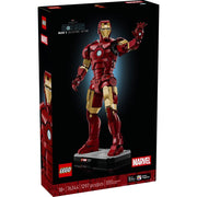 LEGO Marvel Iron Man Mark 3 Collectors' Edition Building Set, Poseable Super Hero Model with Minifigure, Display Base, 1,297 Pieces, Ages 18+, 76344