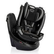 Evenflo Revolve360 Slim 2-in-1 Rotational Convertible Car Seat with Quick Clean Cover Salem Black