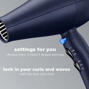 NFINITIPRO BY CONAIR 600R 1875-Watt Texture Styling Hair Dryer with Innovative Diffuser, Enhances Curls and Waves, Reduces Frizz, Dries Gently