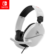 Turtle Beach Recon 70 Wired Gaming Headset, White, Lightweight Design, Flip-to-Mute Mic, On-Ear Controls, Compatible with Nintendo Switch, Switch Lite, Switch OLED, Nintendo Switch 2, TBS-8001-15