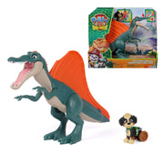 Spin Master PAW Patrol Dino Movie Rise & Roll Dino Playset with Rex and Spinosaurus Figures, Multicolor, Ages 3+, 6076188