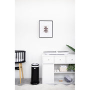 Ubbi Stainless Steel Diaper Pail, Odor Locking, No Special Bag Required, Childproof Lock, Matte Black, 89270831