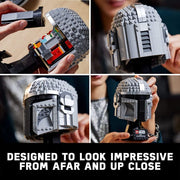 LEGO 6378933 Star Wars The Mandalorian Helmet Building Kit (584 Pieces)