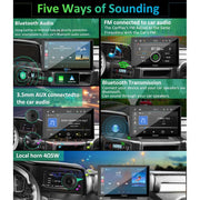 Carpuride 901PRO Car Stereo 9-Inch HD IPS Touchscreen with Dual Bluetooth, Wireless and Wired Apple CarPlay, Android Auto