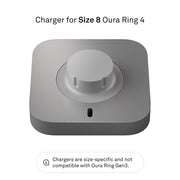 Oura Ring 4 Charger, Size 8, USB-C Cable, Fast Charging Dock, Compatible with Oura Ring 4