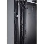 APC AR7711 NetShelter Zero U Accessory Mounting Bracket, Black Aluminum Rack Mount