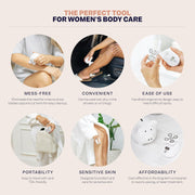 Freebird FlexSeries Electric Razor for Women, Five Precision Razors, Sensitive Skin, White, FS1W-1-US-EA-1