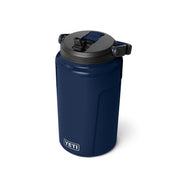 YETI Silo Half Gallon Insulated Sports Water Bottle with Leakproof Straw Cap, Navy Blue, 64 fl. oz.