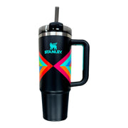 Stanley Quencher H2.0 FlowState Vacuum Insulated Stainless Steel Tumbler, Hyper Geo, 40 oz