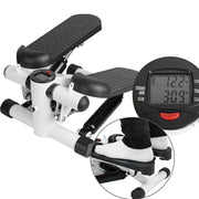 Hydraulic Stepper 100kg Load Capacity w/ Arm Resistance Bands - Easy to Use
