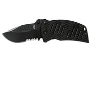 Gerber GEAR 1071251 Swagger Knife  Black  Serrated Edge  Drop Point  G-10 Handle