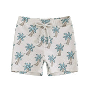 TIWEKE Youth Swim Trunks Boys Swim Trunks, Beige, 6
