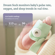 Owlet Dream Duo Deluxe Bundle, Travel Case and Size 2 Sleeper - Advanced Baby Monitoring Technology